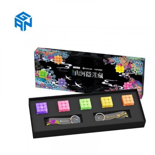 Gan porte clefs 3x3 transparents + stickers 2