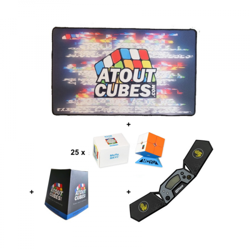 Pack 25 cubes 2x2 MoYu RS2M Evolution