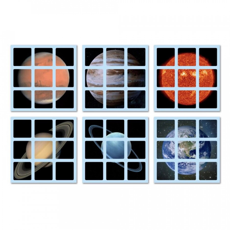 Stickers Planètes 3x3