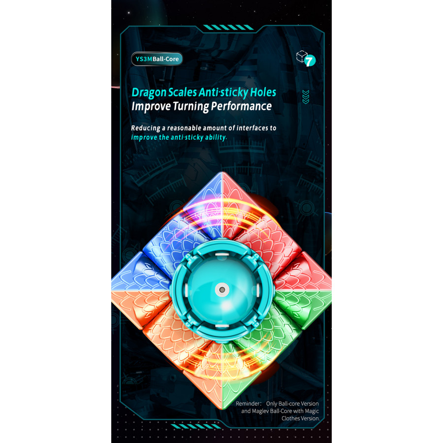 MoYu HuaMeng YS3M 3x3 Ball-Core MagLev