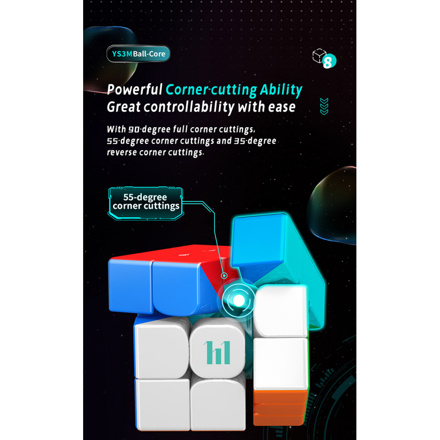 MoYu HuaMeng YS3M 3x3 Ball-Core MagLev