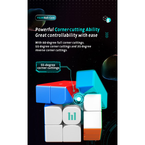 MoYu HuaMeng YS3M 3x3 Ball-Core MagLev