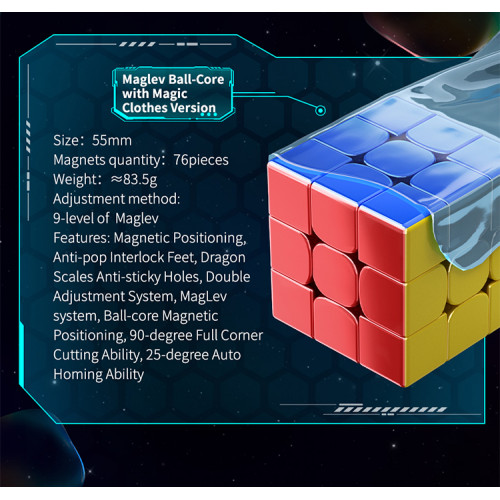 MoYu HuaMeng YS3M 3x3 Magnetique