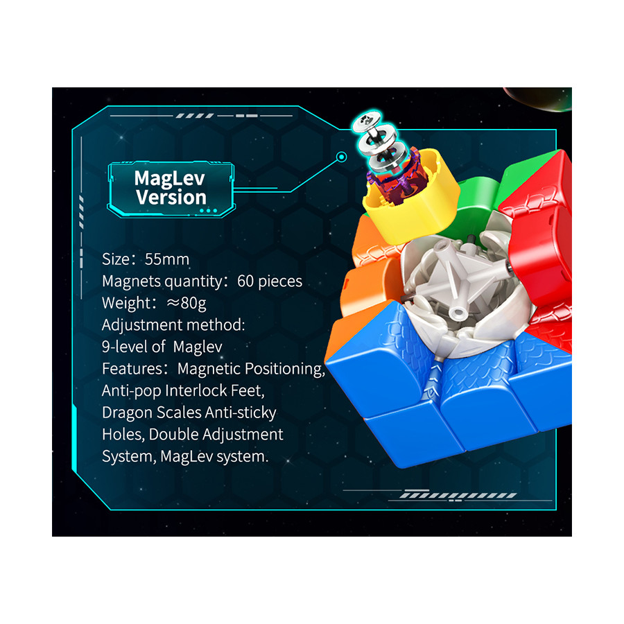 MoYu HuaMeng YS3M 3x3 Magnetique