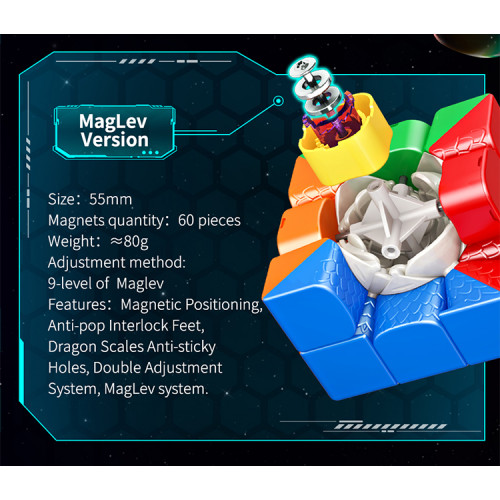 MoYu HuaMeng YS3M 3x3 Magnetique