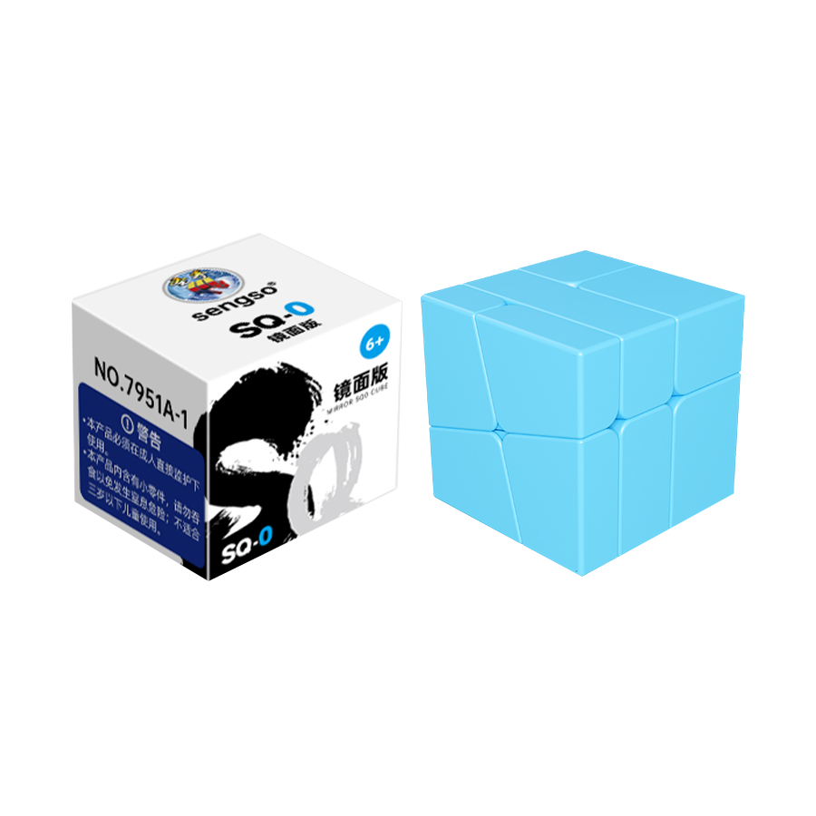 Rubik Qiyi miroir cube 3x3 bleu