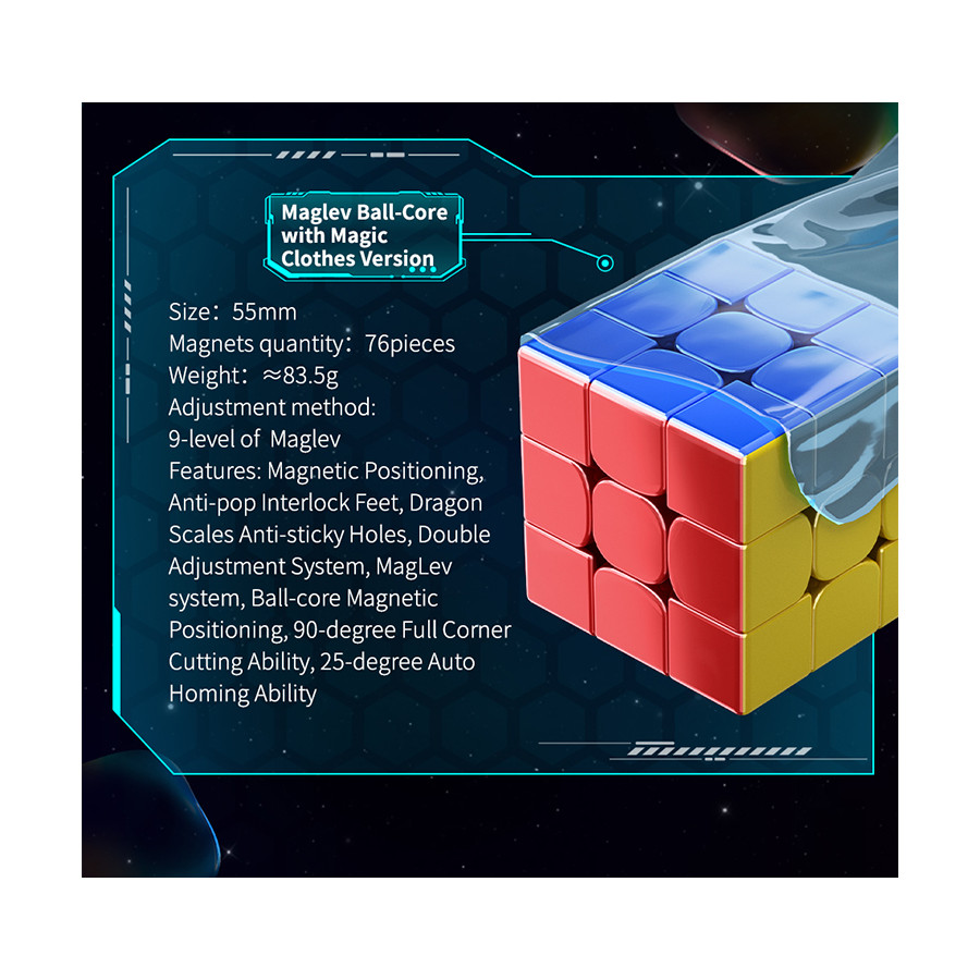 MoYu HuaMeng YS3M 3x3 Ball-Core MagLev UV