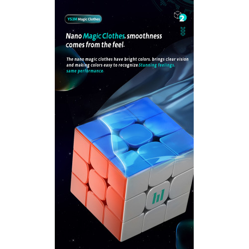 MoYu HuaMeng YS3M 3x3 Ball-Core MagLev UV