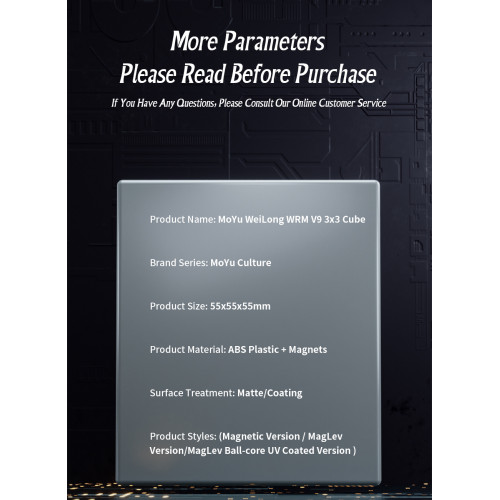 MoYu Weilong WRM V9 MagLev