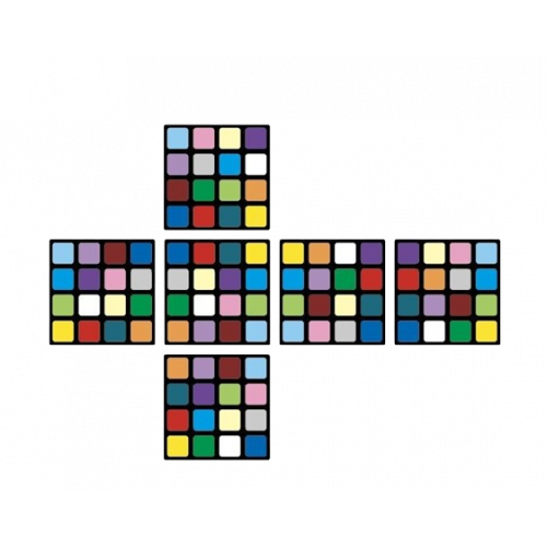 4x4 Sudoku Cube 16 Couleurs Stickers V1