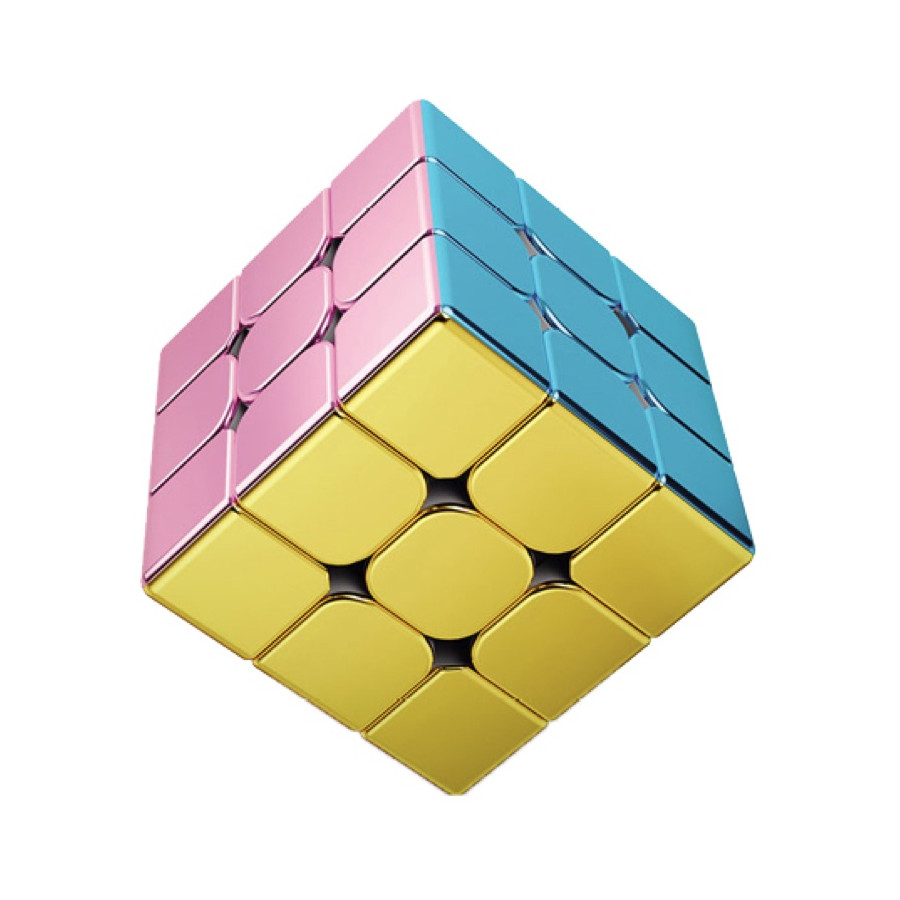 Cube Métallisé 3x3 M Version Macaron