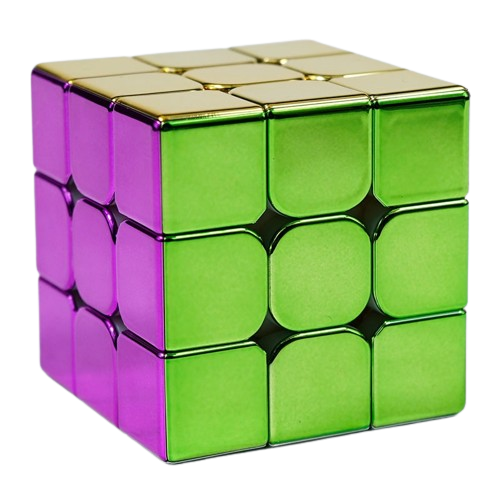 Cube Métallisé 3x3 M Version Macaron
