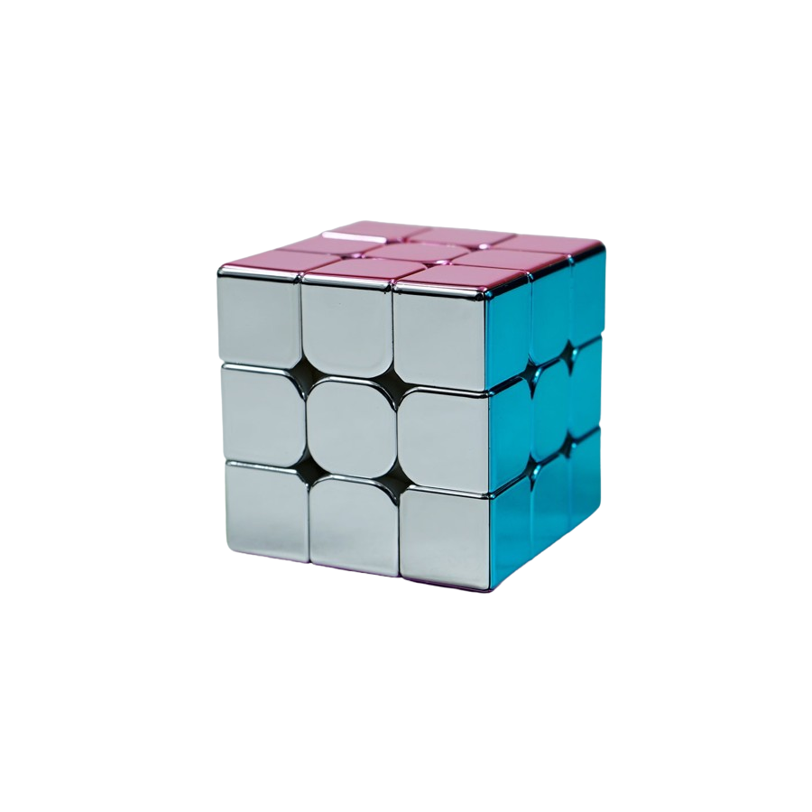 Cube Métallisé 3x3 M Version Macaron