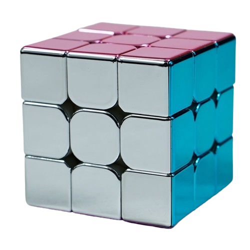 Cube Métallisé 3x3 M Version Macaron