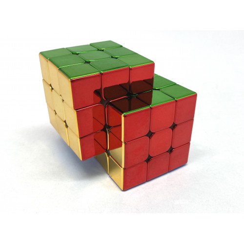 Double cube Métallisé 3x3 III