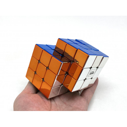 Double cube Métallisé 3x3 III
