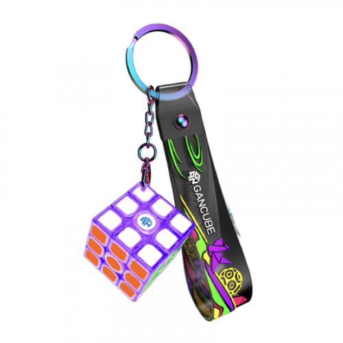 Gan porte clefs 3x3 transparents + stickers