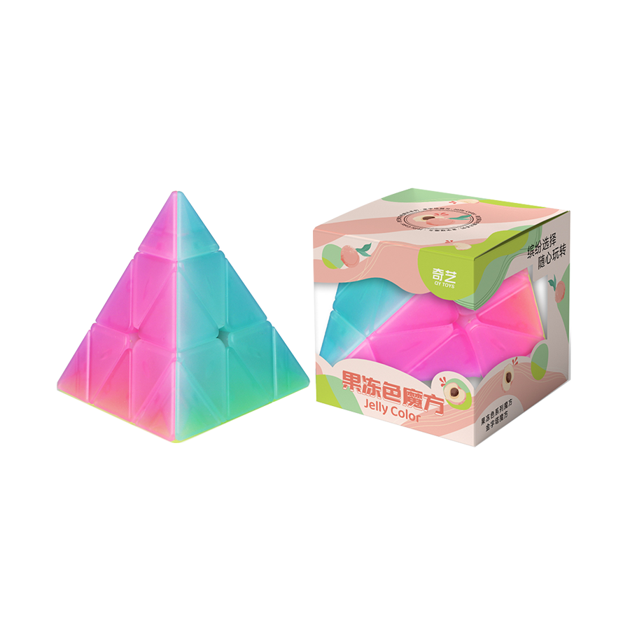 QiYi QiMing Pyraminx S2 Jelly Stickerless