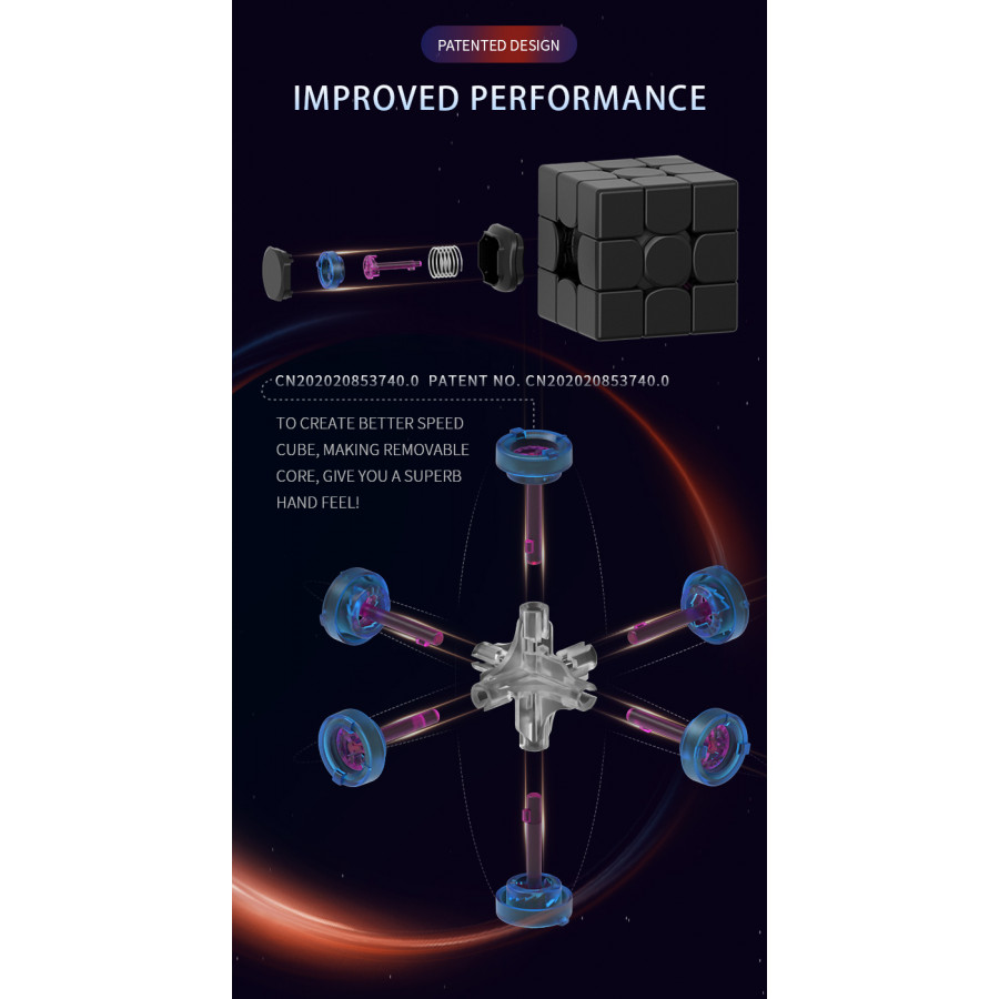 DianSheng MS3R 3x3 Magnetique UV
