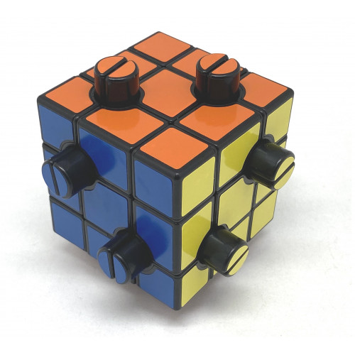 Cube Bouton 2 trous 1/2 2