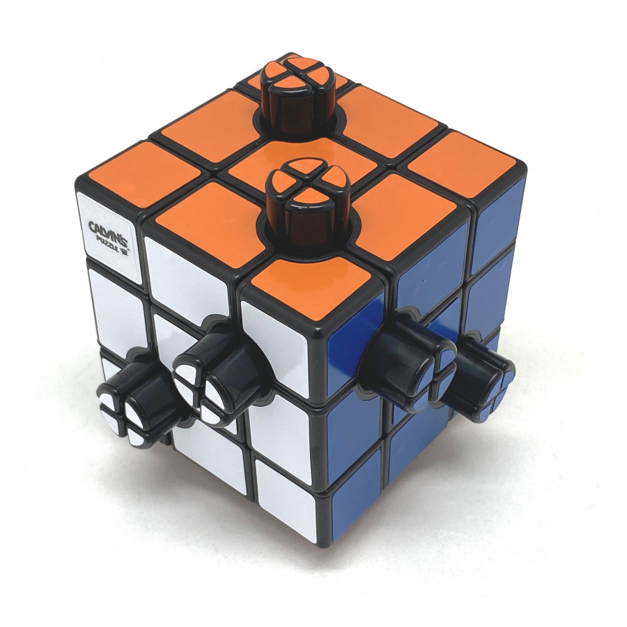 Cube Bouton 2 trous 1/4
