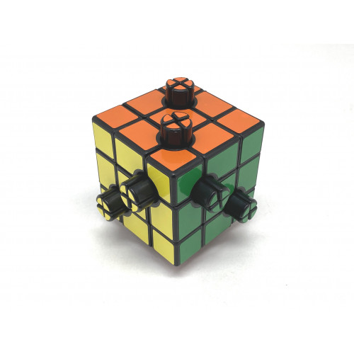 Cube Bouton 2 trous 1/4