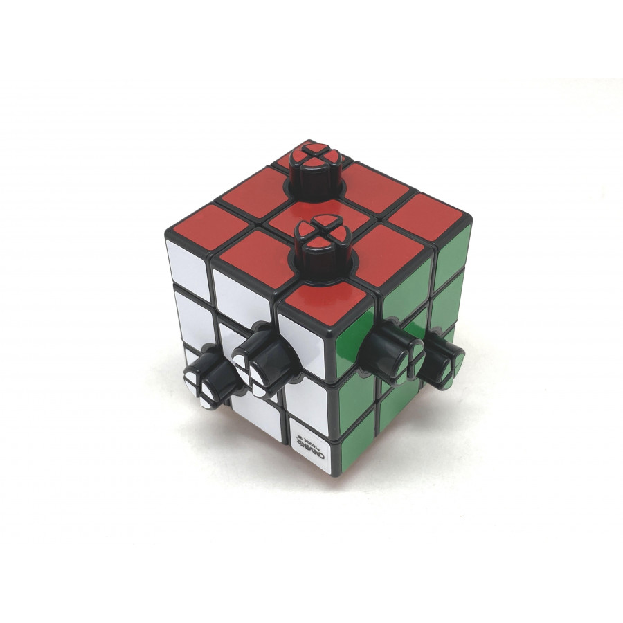 Cube Bouton 2 trous 1/4
