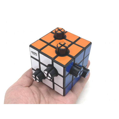 Cube Bouton 2 trous 1/4