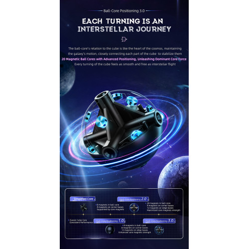 MoYu Super WeiLong 3x3 UV Ball-Core 8 aimants