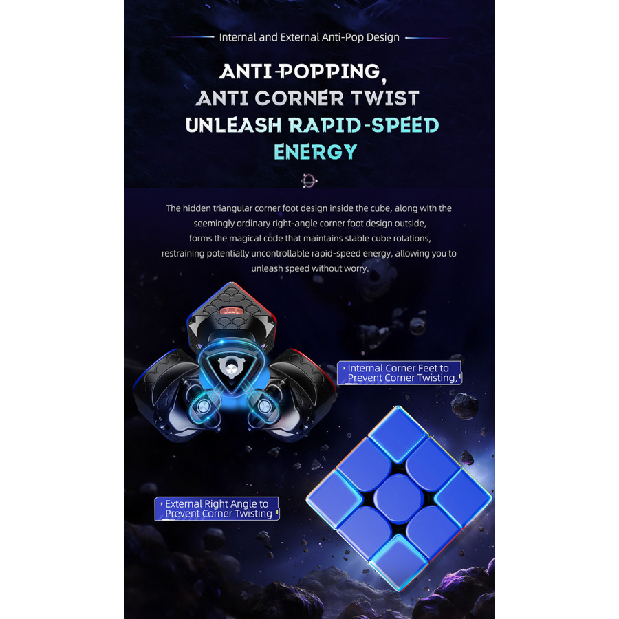 MoYu Super WeiLong 3x3 UV Ball-Core 8 aimants