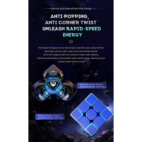 MoYu Super WeiLong 3x3 UV Ball-Core 8 aimants