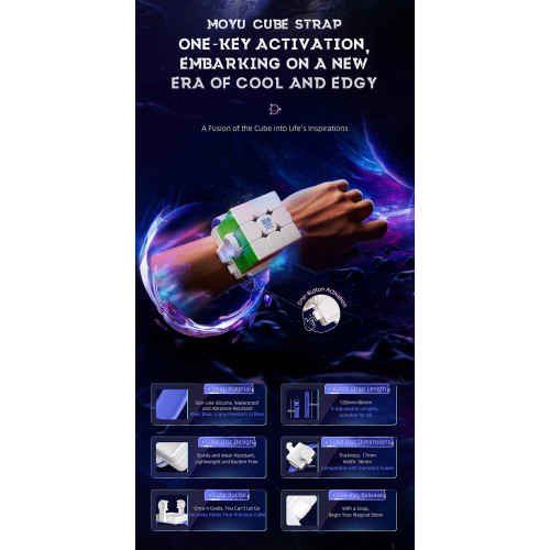 MoYu Super WeiLong 3x3 UV Ball-Core 8 aimants