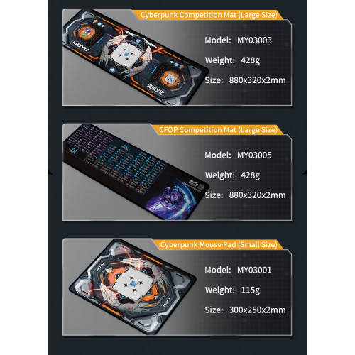 MoYu competition mat CFOP Large