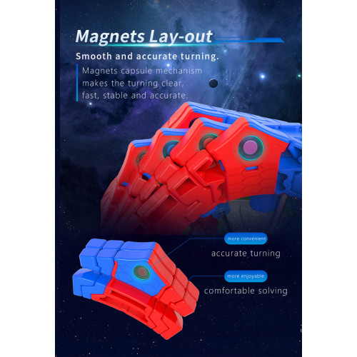 DianSheng Galaxy Teraminx Magnetique