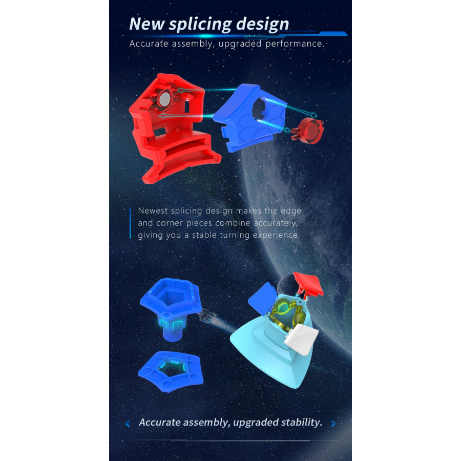 DianSheng Galaxy Teraminx Magnetique