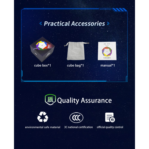 DianSheng Galaxy Teraminx Magnetico