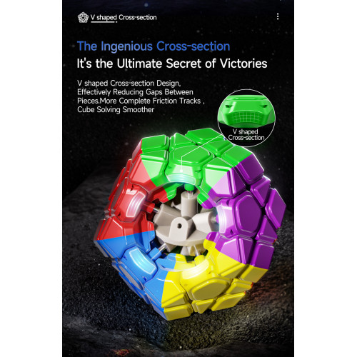 MFJS Meilong Megaminx V2 Magnetique