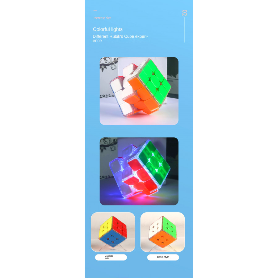 SengSo Lustrous 3x3 Lumineux Magnetique