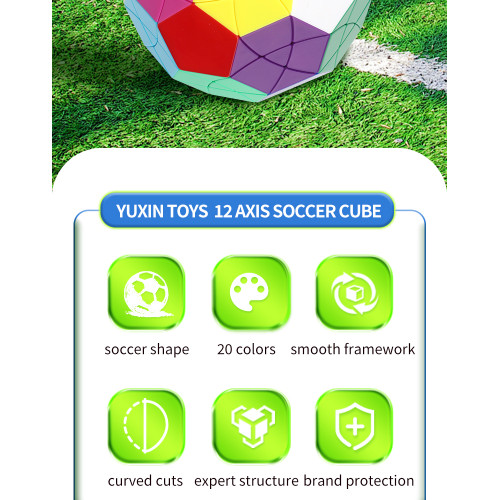 YuXin 12 Axis Soccer Megaminx