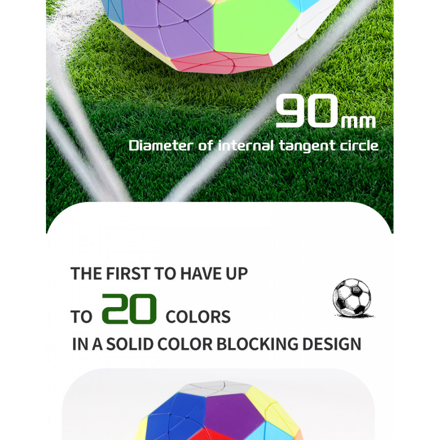 YuXin 12 Axis Soccer Megaminx