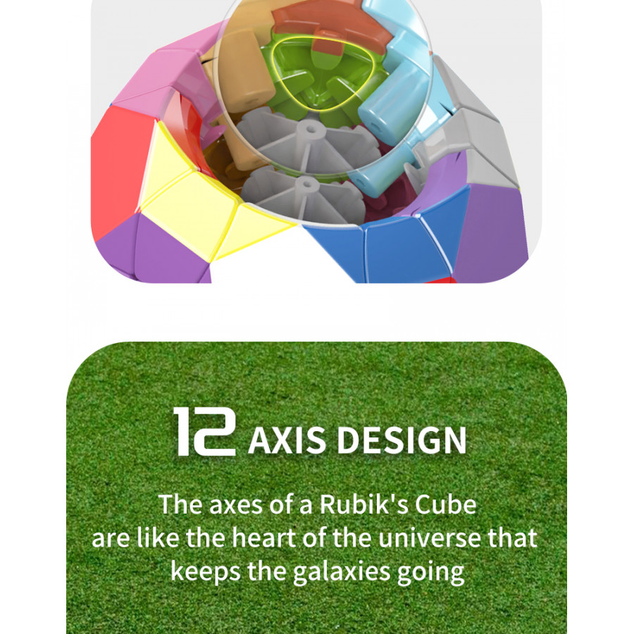 YuXin 12 Axis Soccer Megaminx