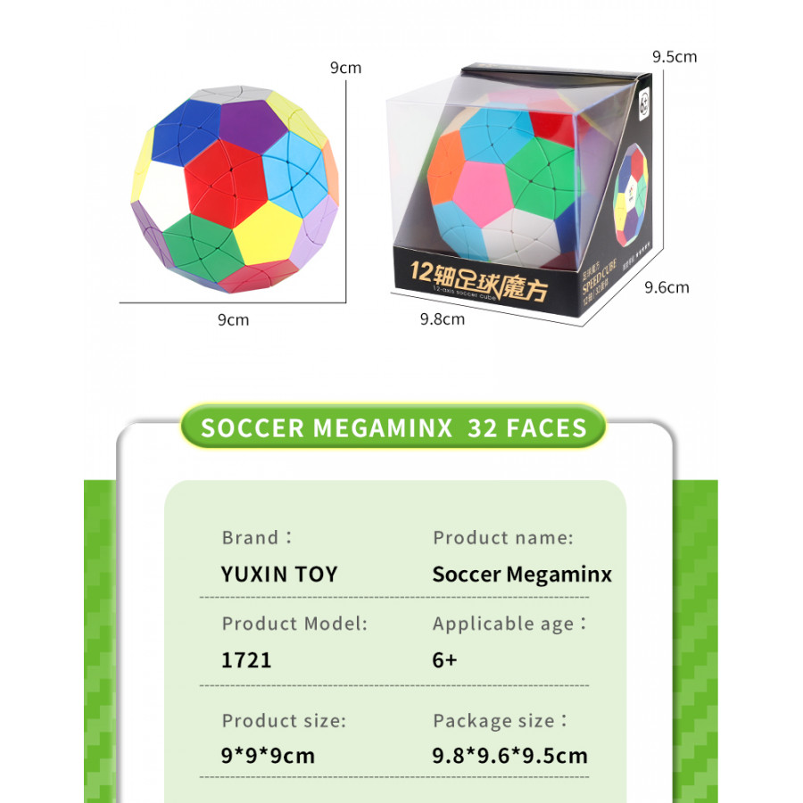 YuXin 12 Axis Soccer Megaminx