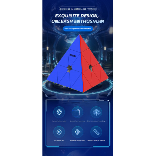 Googol DianSheng Pyraminx Magnetico 19.5cm