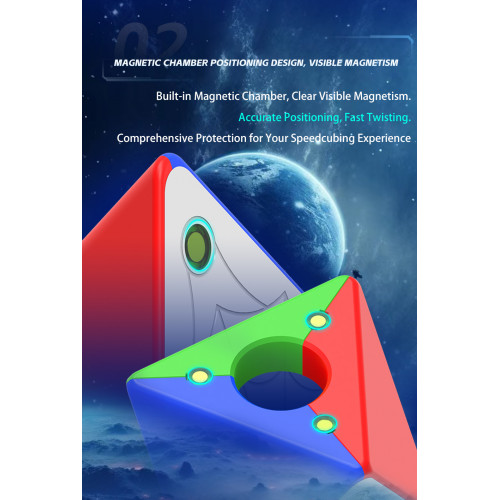 Googol DianSheng Pyraminx Magnetico 19.5cm
