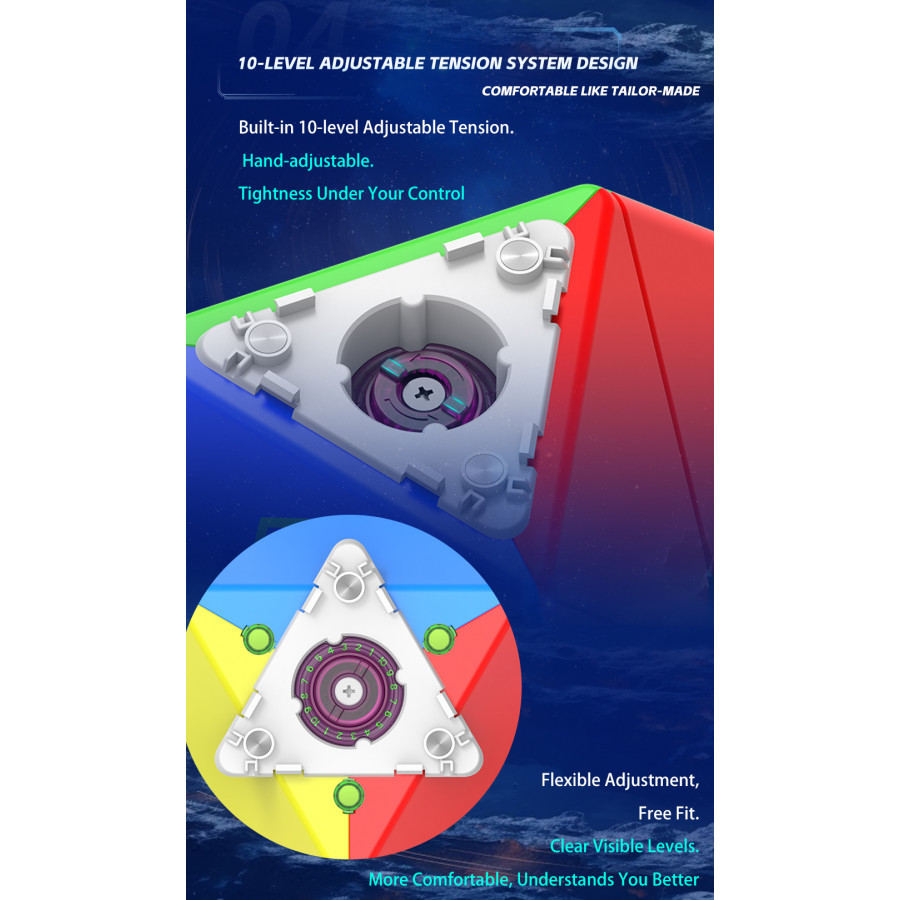 Googol DianSheng Pyraminx Magnetico 19.5cm