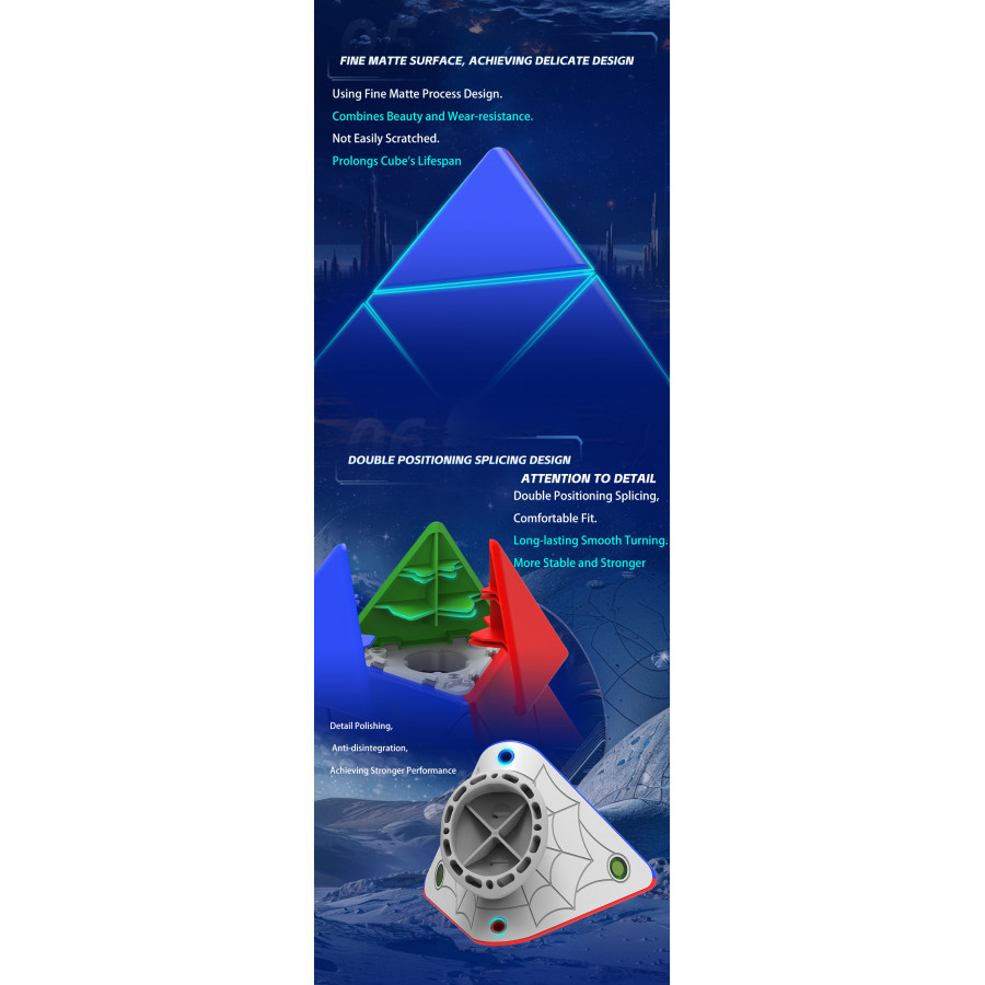 Googol DianSheng Pyraminx Magnetico 19.5cm