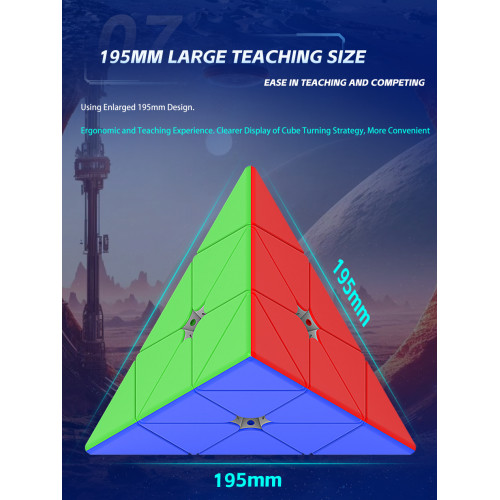 Googol DianSheng Pyraminx Magnetico 19.5cm
