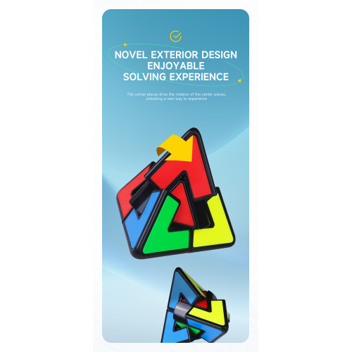 QiYi Pyraminx Lite Stickerless black