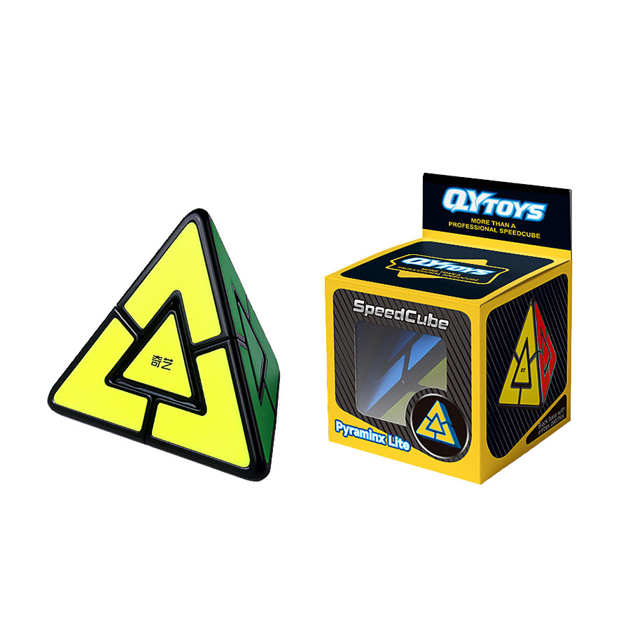 QiYi Pyraminx Lite Stickerless noir