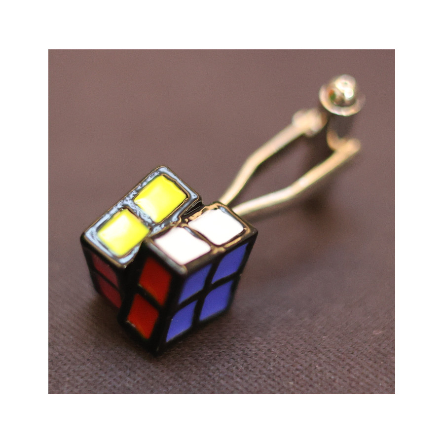 Bouton de manchette cube 2x2